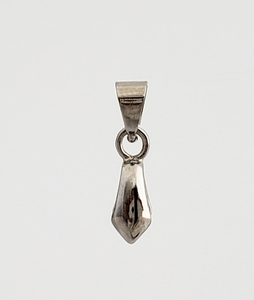 Jewelry Findings - Bails - Antique Silver Basic Medium Pinch Bail - Qty 5/15 - Ships from Green Bay, WI (16-AS)