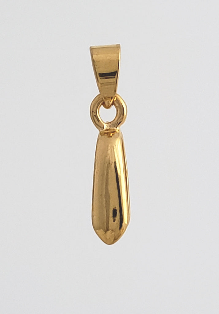 Jewelry Findings - Bails - Gold Color - Large Basic Pinch Bails (Pkg 5-15) Ships from Green Bay, WI (802-G)