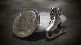 Figure Ice Skating Silver Charm - Shipping from Green Bay, WI Included