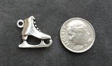 Figure Ice Skating Silver Charm - Shipping from Green Bay, WI Included