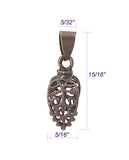 Jewelry Findings - Bails - Antique Bronze Large Filigree Pinch Bails (Pkg of 5-15) Ships from Green Bay, WI (13-AB)