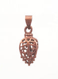 Jewelry Findings - Bails - Copper Color - Large Filigree Pinch Bails (Qty 5-15) Ships from Green Bay, WI (13-C)