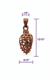 Jewelry Findings - Bails - Copper Color - Large Filigree Pinch Bails (Qty 5-15) Ships from Green Bay, WI (13-C)