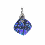 Jewelry Findings - Bails - Gunmetal, Large Filigree (5-15) Pinch Bails, Ships from Green Bay, WI (13-GM)