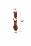 Jewelry Findings - Bails - Copper Basic Medium Pinch Bail (Qty 5-15) Ships from Green Bay, WI (16-C)