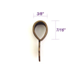 Jewelry Findings - Bails - Antique Bronze Fancy Glue On Bail (Pkg 5-15) Ships from Green Bay, WI (185-AB)