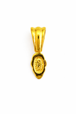 Jewelry Findings - Bails - Gold Colored Fancy Glue On Bail (Pkg 5-15) Ships from Green Bay, WI (185-G)