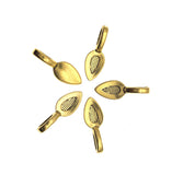 Jewelry Findings - Bails - Antique Gold Color (Pkg 10-30) Medium Glue On Bails - Alloy - Ships from Green Bay, WI (348-AG)