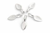Jewelry Findings - Bails - Bright Silver Color (Pkg 10-30) Medium Glue On Bails-Alloy-Ships from Green Bay, WI (348-BS)