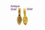 Jewelry Findings - Bails - Antique Gold Color (Qty 10-40) Glue On Bails -Alloy- Ships from Green Bay, WI (728-AG)