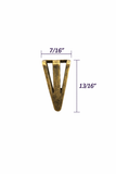 Jewelry Findings - Bails - Antique Bronze Colored Triangle - Large (Qty 5/10) Ships from Green Bay, WI (791-AB)