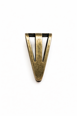 Jewelry Findings - Bails - Antique Bronze Colored Triangle - Large (Qty 5/10) Ships from Green Bay, WI (791-AB)