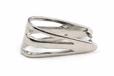 Jewelry Findings - Bails - Antique Silver Triangle - Pinch Bails - Large (Qty 5/15) Ships from Green Bay, WI (791-AS)