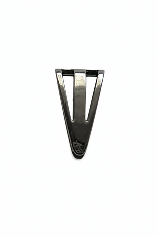 Jewelry Findings - Bails - Gunmetal Colored Triangle - Pinch Bails - Large (Pkg 5-15) Ships from Green Bay, WI (791-GM)