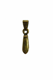 Jewelry Findings - Bails - Antique Bronze Color - Nickel Free (Pkg 5-15) Pinch Bails, Ships from Green Bay, WI (802-AB)