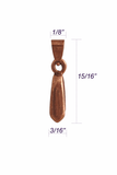 Jewelry Findings - Bails - Copper Color - Large Basic Pinch Bails (Pkg 5-15) Ships from Green Bay, WI (802-C)