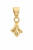 Jewelry Findings - Bails - Light Gold Plated Fleur-des-lis Pinch Bail (Pkg of 5 or 10) Ships from Green Bay, WI (92-LG)