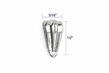 Jewelry Findings - Bails - Antique Silver Colored Pinch Bail (Qty 5-15 per pkg) Ships from Green Bay, WI (550-AS)