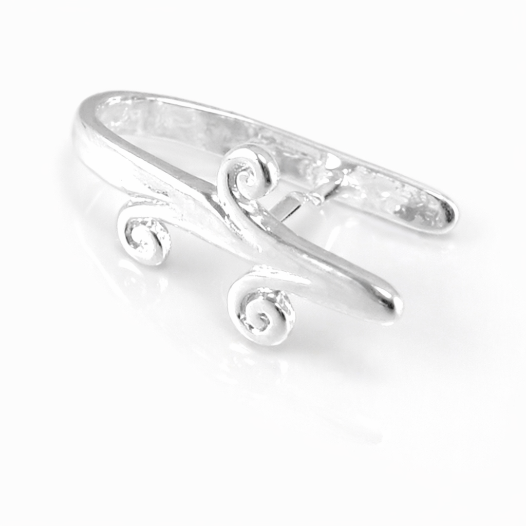 Jewelry Findings - Bails - Bright Silver Color, (Pkg 5-15)  Pinch Bails, Ships from Green Bay, WI (301-BS)