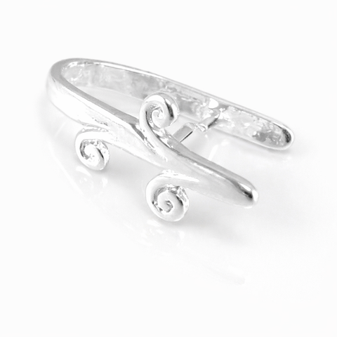 Jewelry Findings - Bails - Bright Silver Color, (Pkg 5-15)  Pinch Bails, Ships from Green Bay, WI (301-BS)