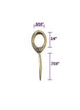 Jewelry Findings - Bails - Antique Bronze Color (Qty 10-30) Medium Glue On Bails - Alloy - Ships Free from USA (348-AB)