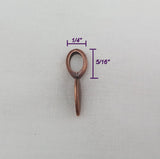 Jewelry Findings - Bails - Copper Color (Pkg 10-30) Medium Glue On Bails-Alloy-Shipping from WI, USA Included (348-C)