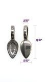 Jewelry Findings - Bails - Gunmetal Color (Pkg 10-30) Medium Glue On Bails - Alloy - Ships from Green Bay, WI (348-GM)
