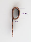 Jewelry Findings - Bails - Copper Color (Pkg 10-40) Large Glue on Bail -Alloy- Ships from Green Bay, WI (728-C)
