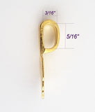 Jewelry Findings - Bails - Gold Color (Pkg 10-40) Large Glue On Bails -Alloy- Ships Free from USA Included (728-G)