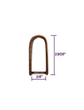 Jewelry Findings - Bails - Copper Colored Triangle - Pinch Bails - Large (Pkg 5-15) Ships from USA (791-C)