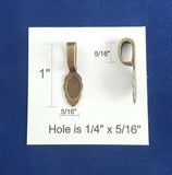 Jewelry Findings - Bails - Antique Bronze Color (Qty 10-40) Pendant Glue On Bails-Alloy-Ships Free from USA (728-AB)