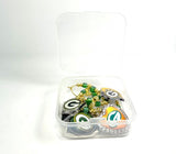 Wine Charms - Green Bay Packer Theme - Set of 4 - Metal Enameled Charms - Shipping Included